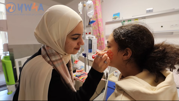 Young Women Bring Smiles to Women and Children in Palestine